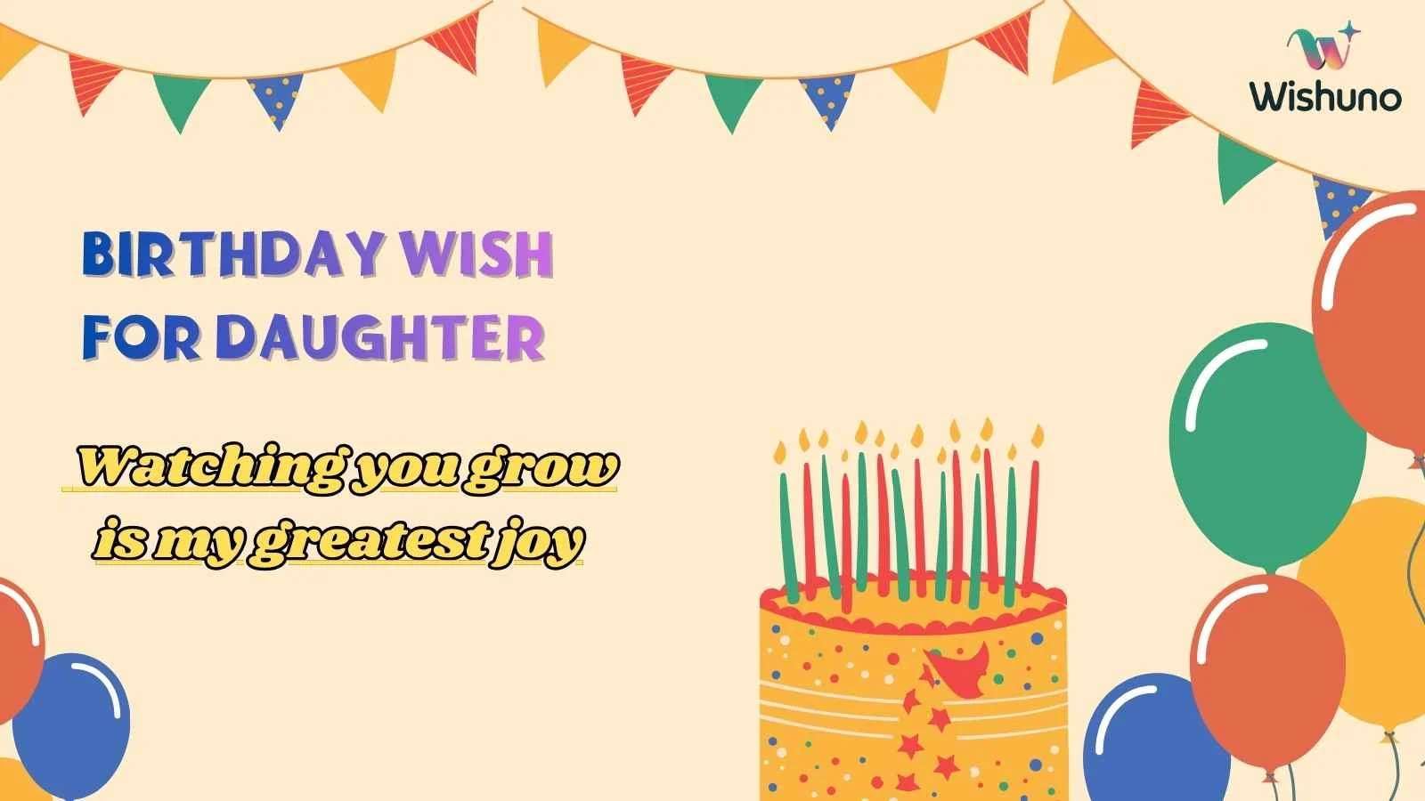 Birthday Wish for Daughter