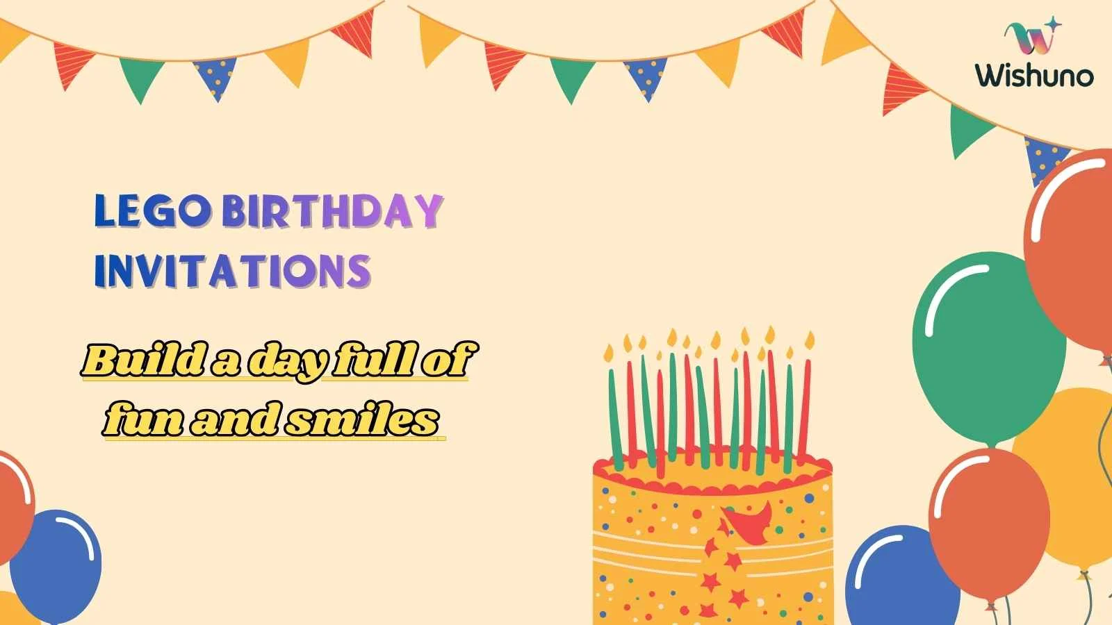 LEGO Birthday Invitations