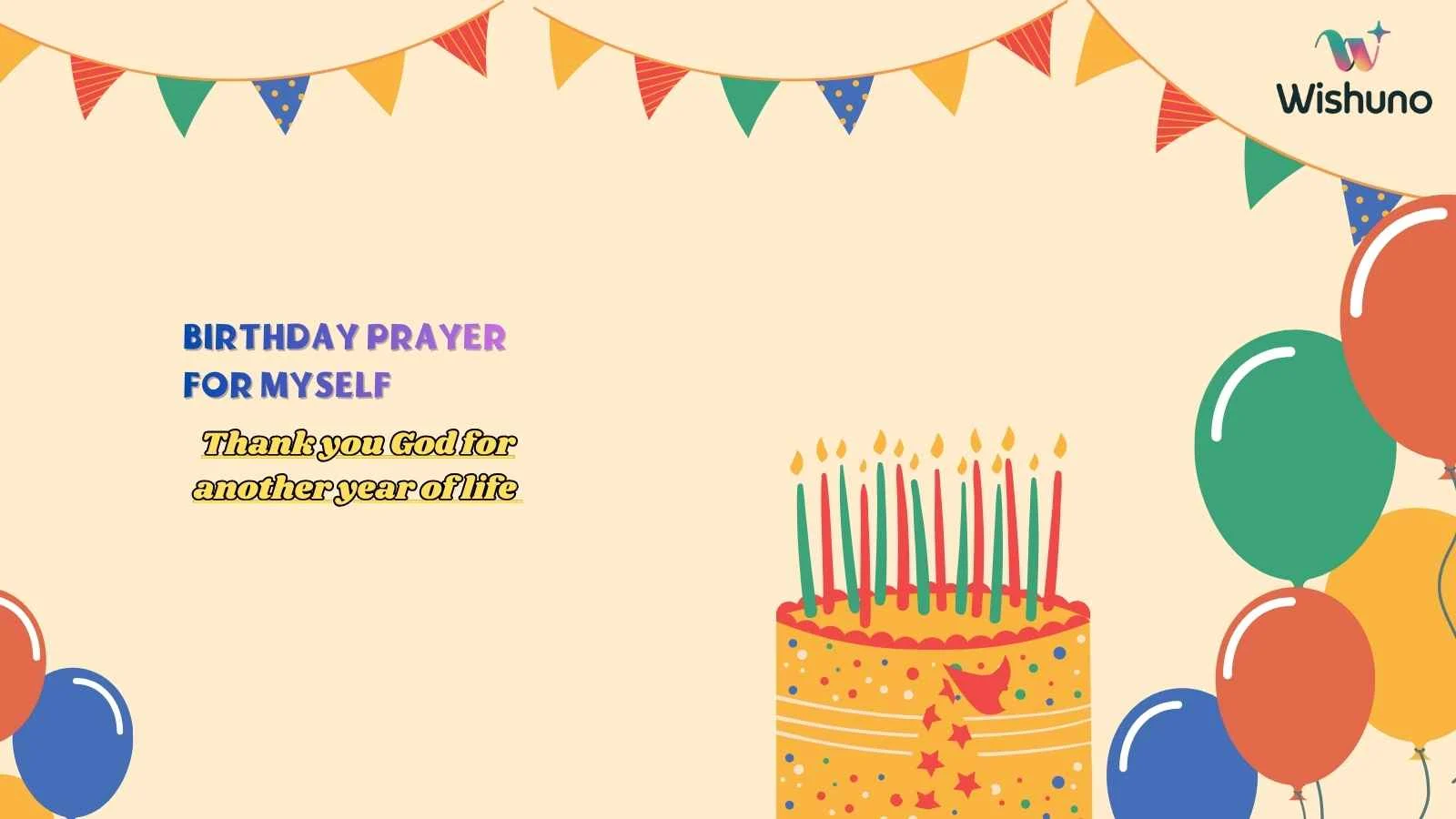 Birthday Prayer for Myself