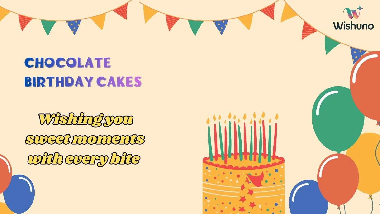 Chocolate Birthday Cakes