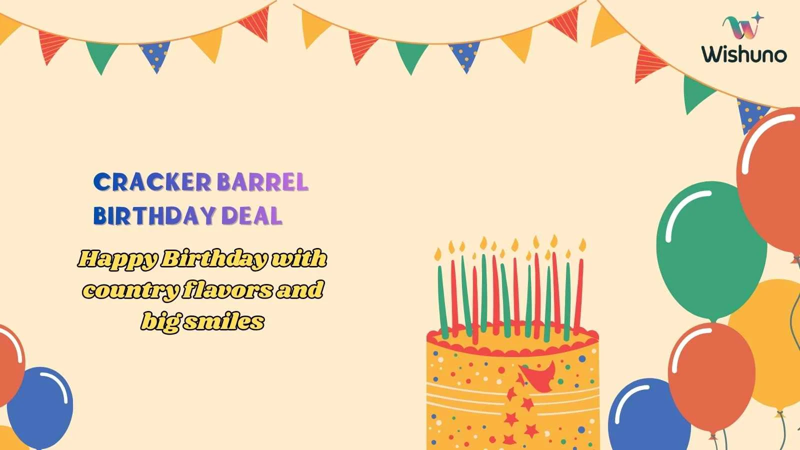 Cracker Barrel Birthday Deal