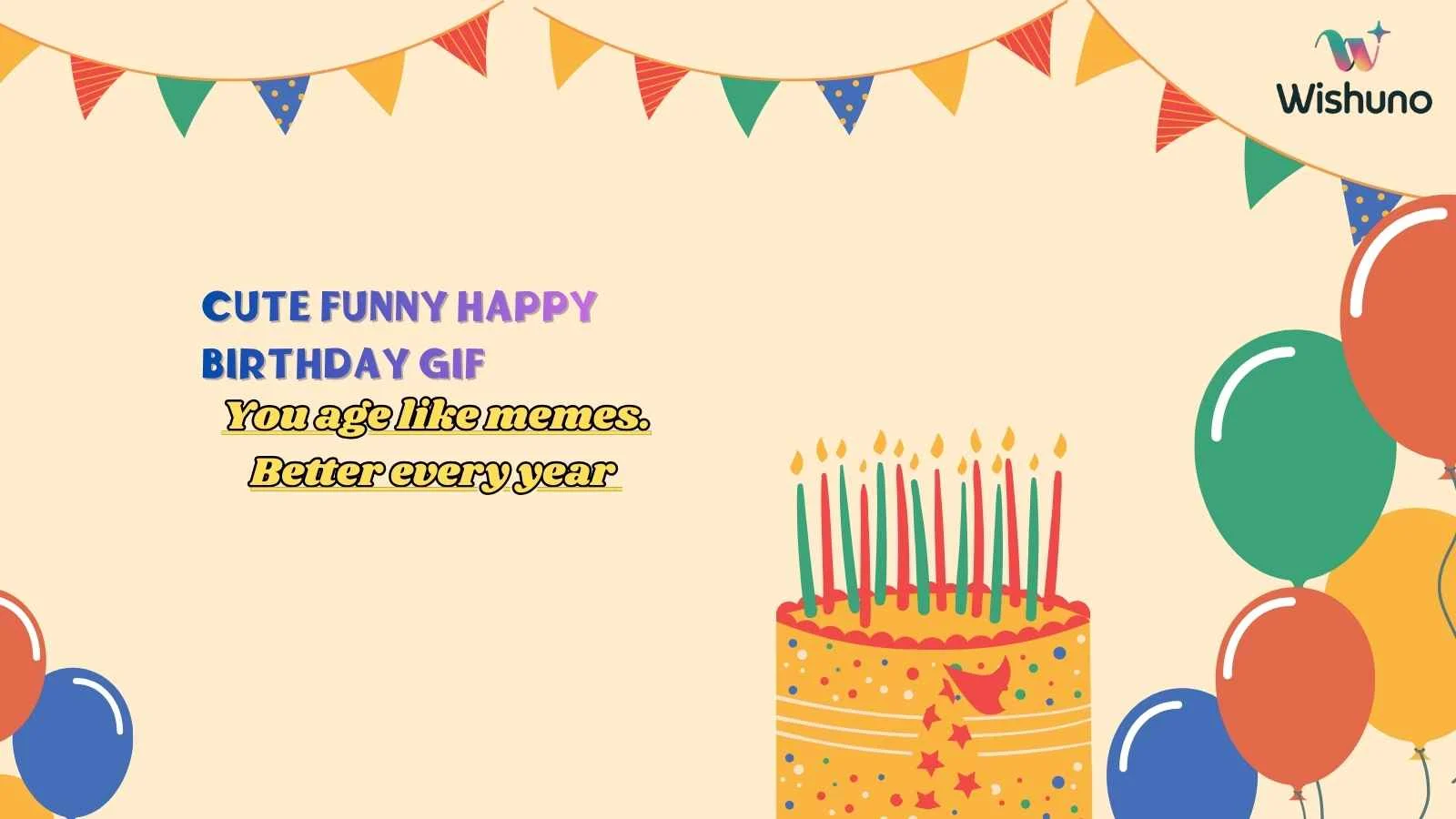 Cute Funny Happy Birthday GIF
