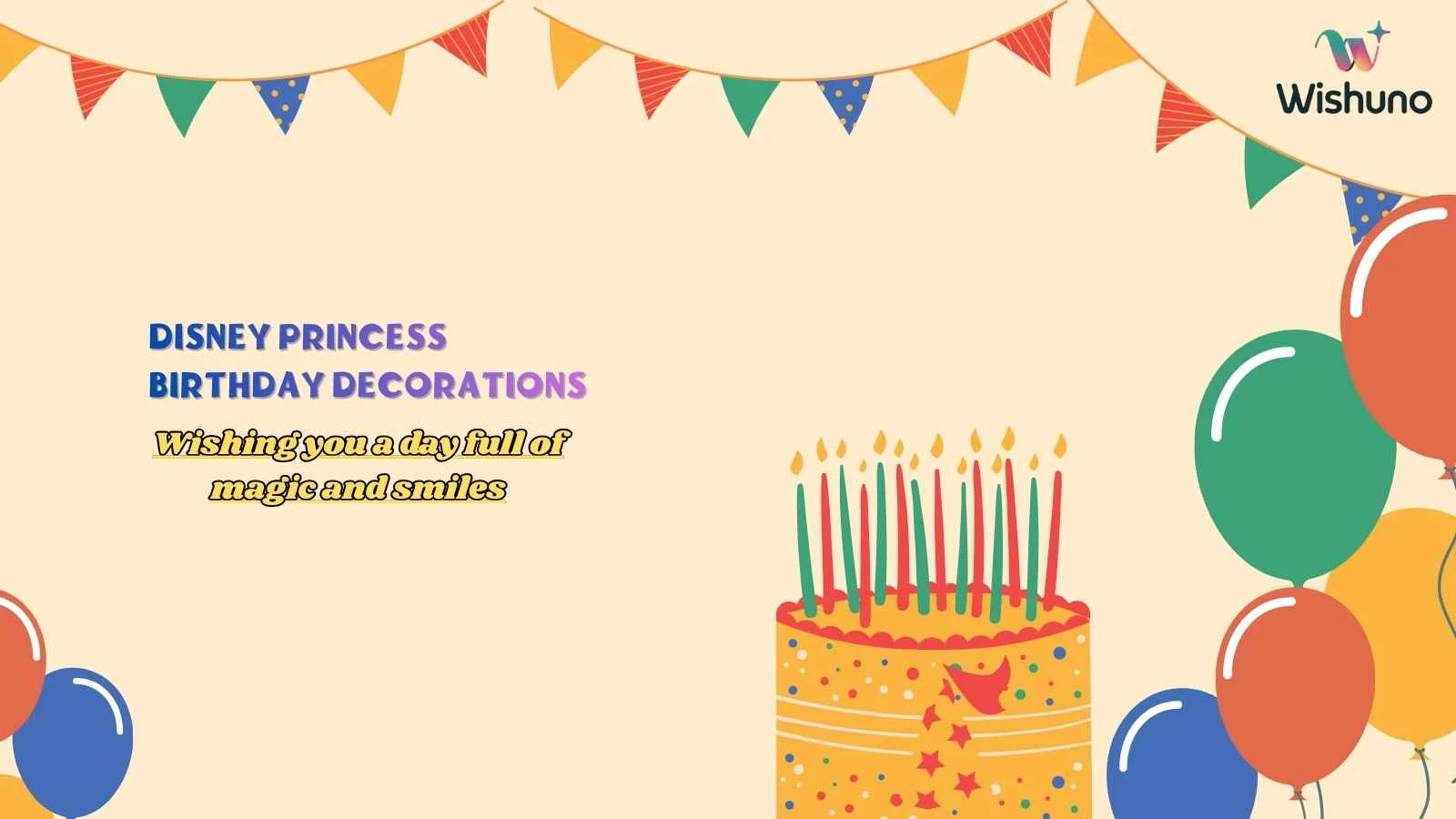 Disney Princess Birthday Decorations