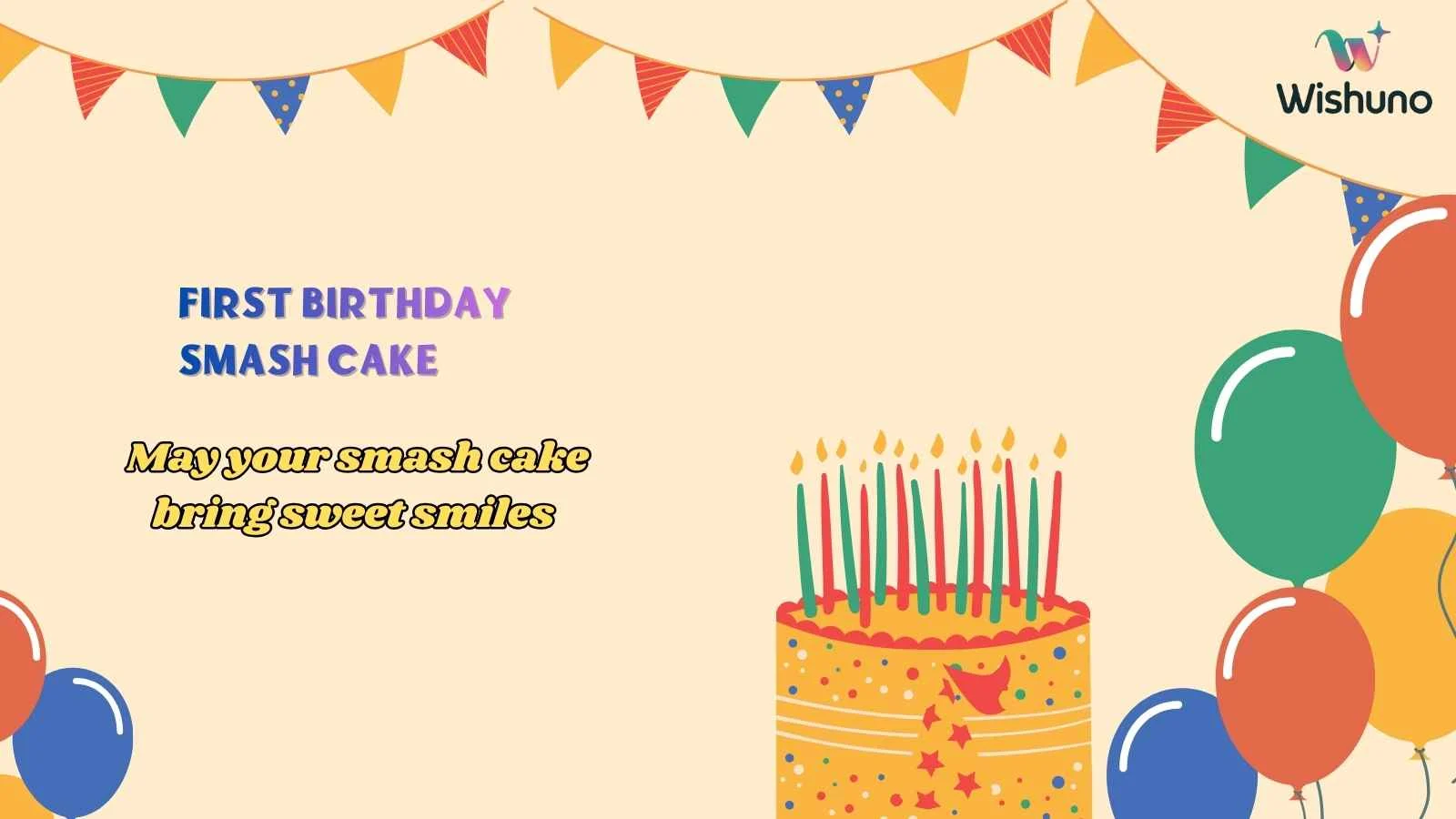 First Birthday Smash Cake