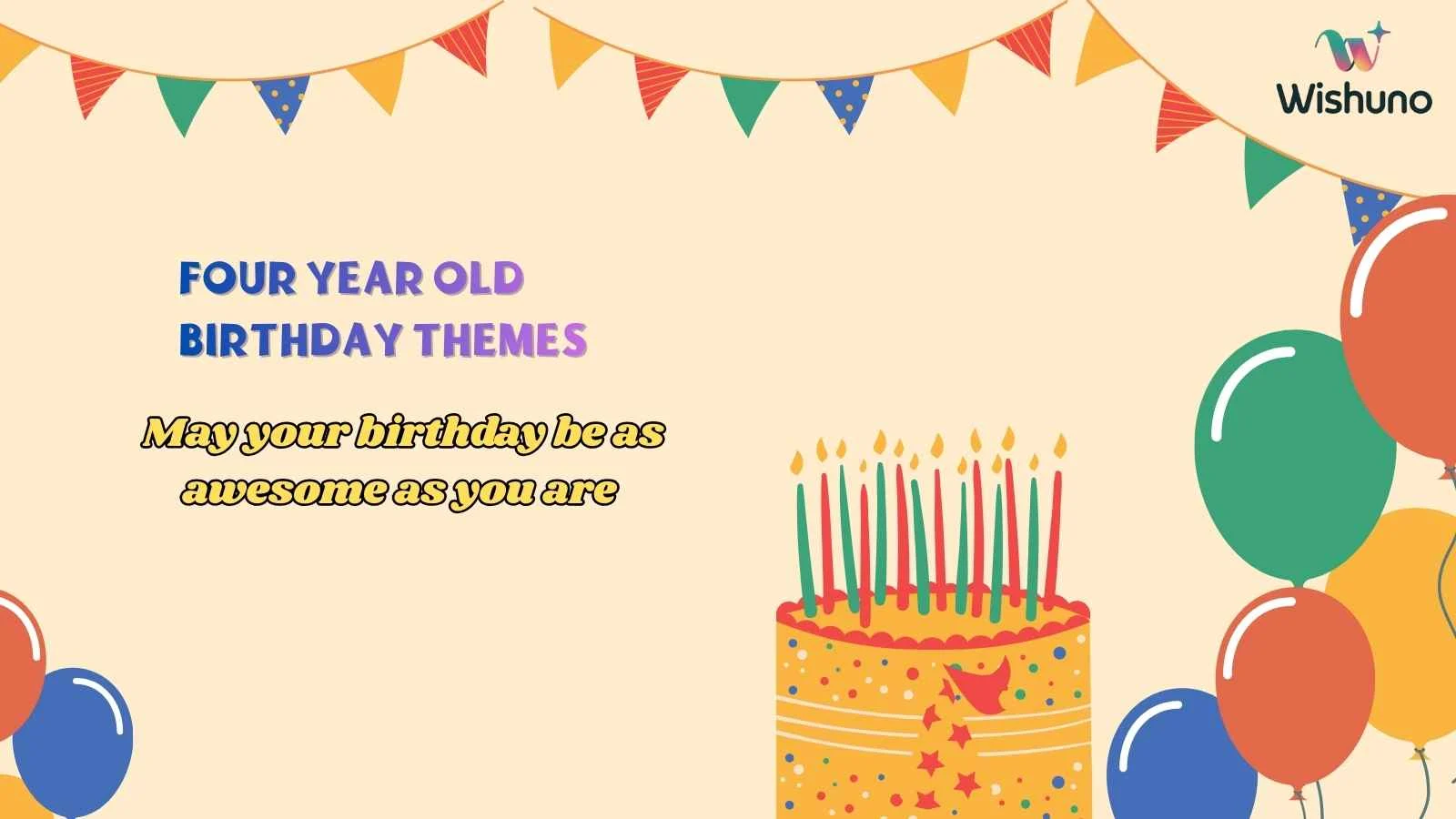 Four Year Old Birthday Themes