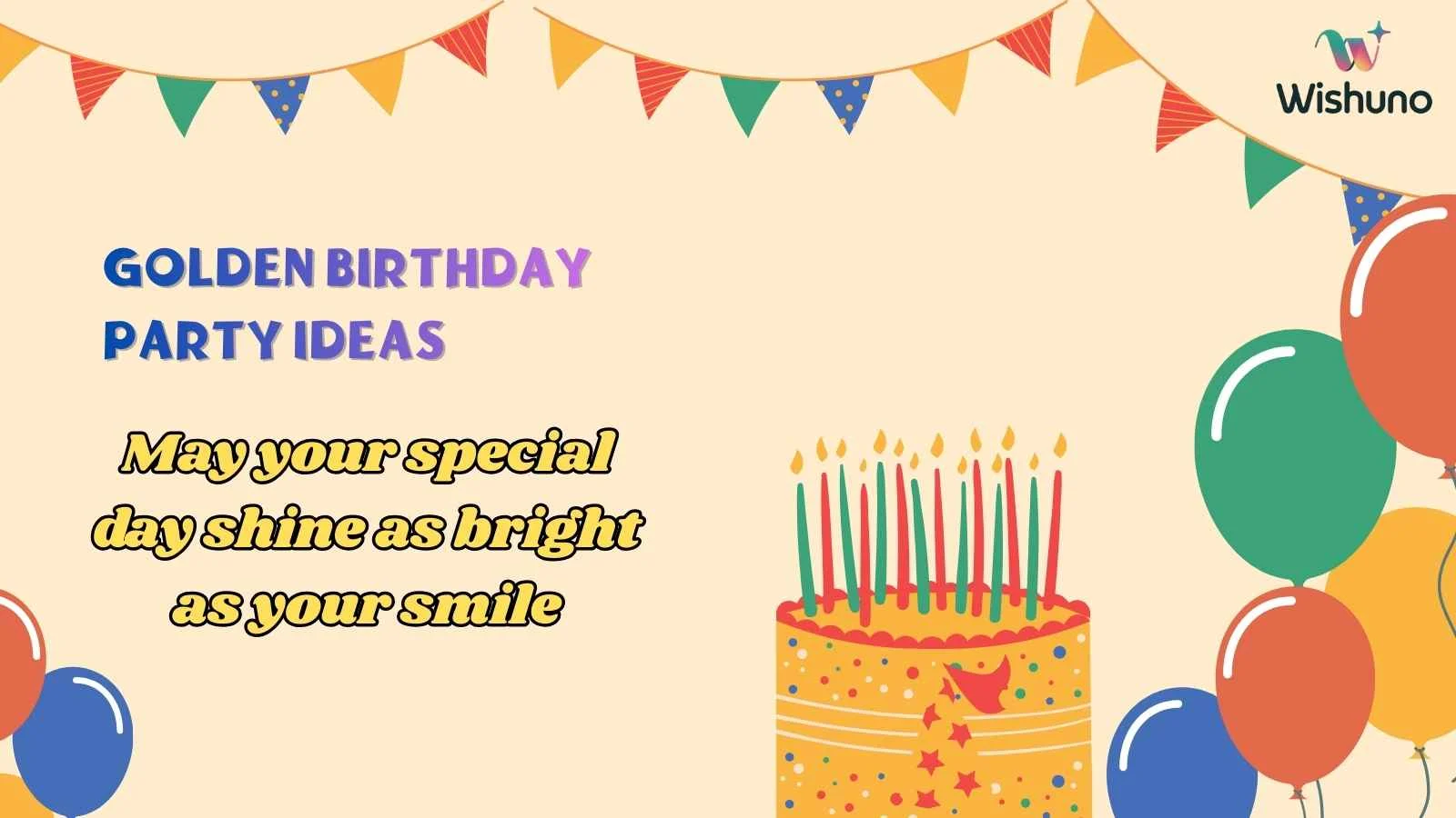 Golden Birthday Party Ideas