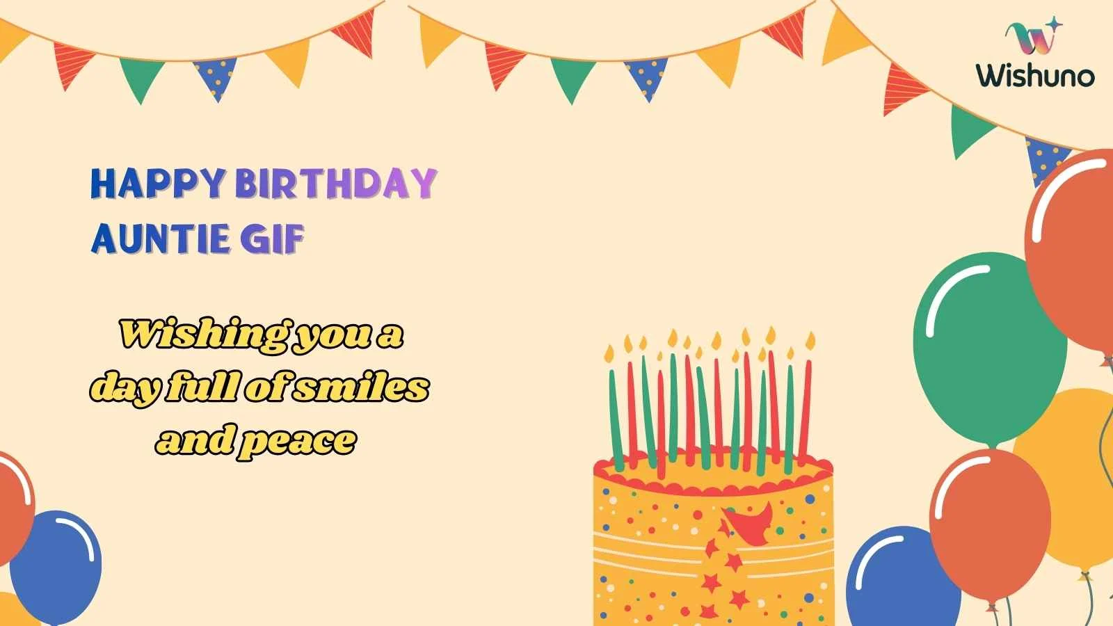 Happy Birthday Auntie GIF