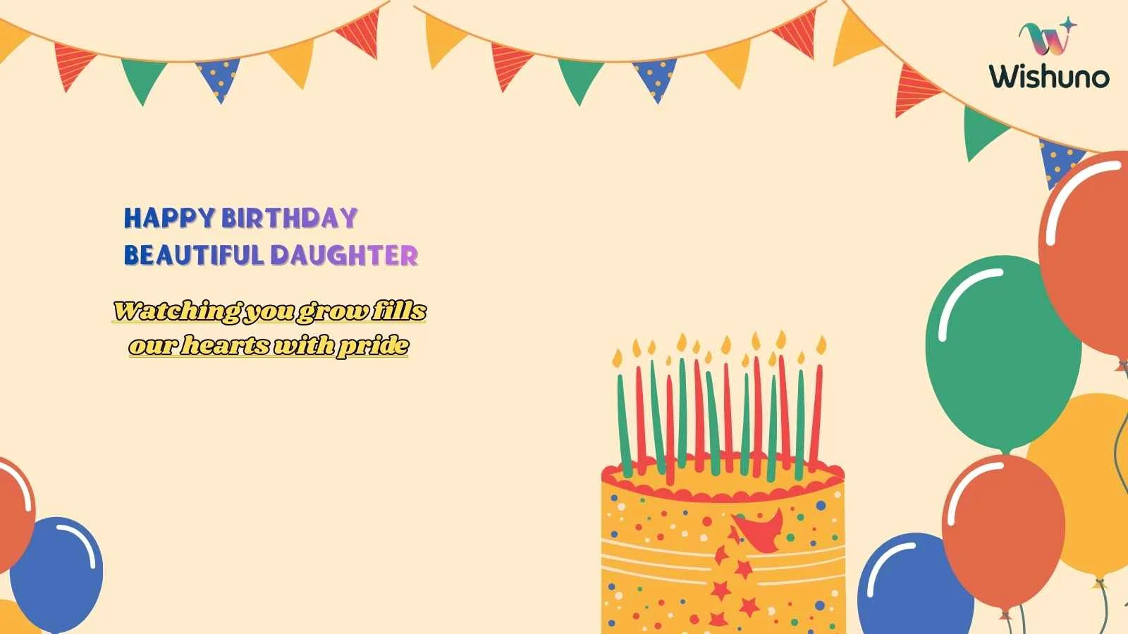 Happy Birthday Beautiful Daughter