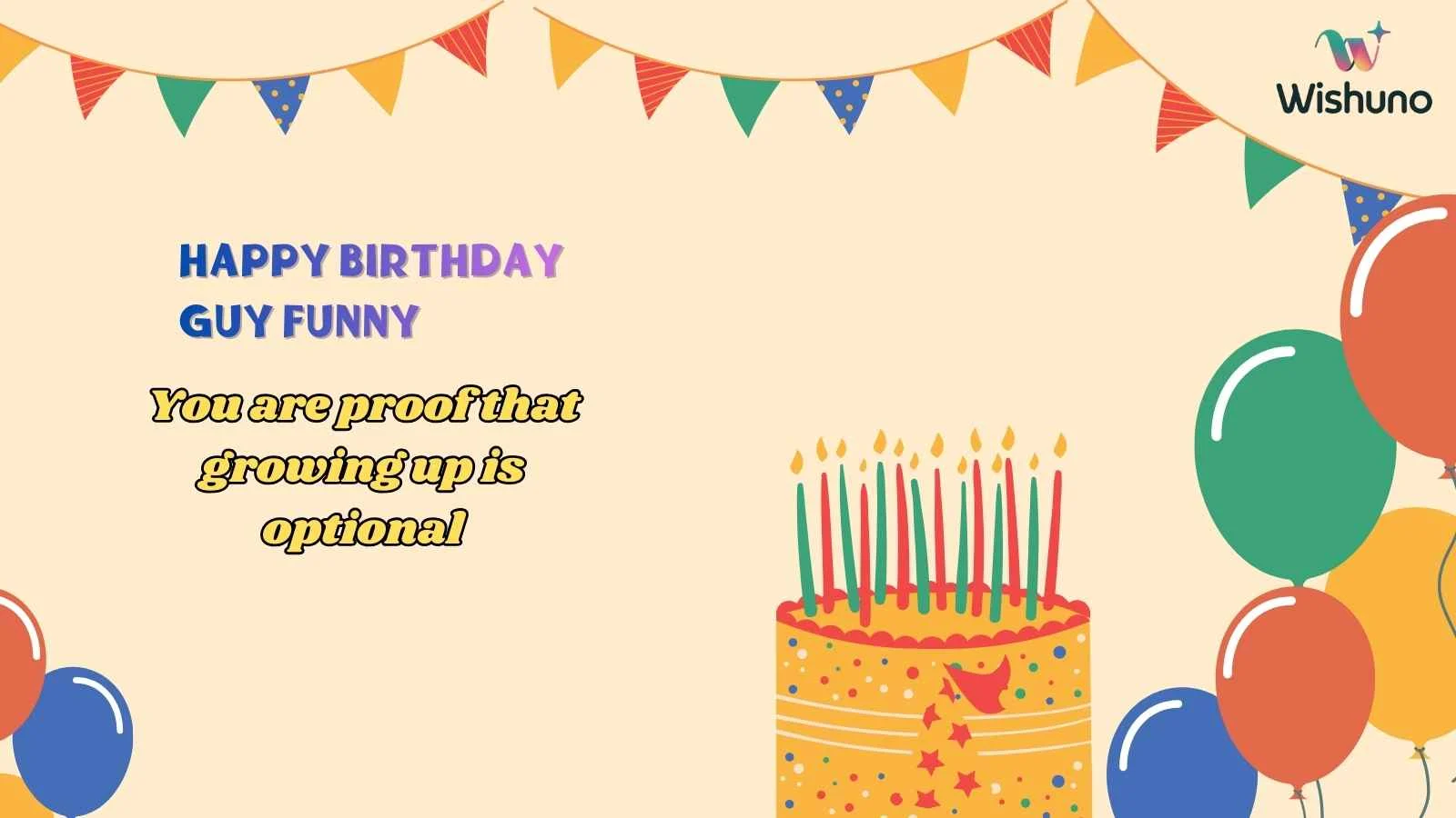 Happy Birthday Guy Funny