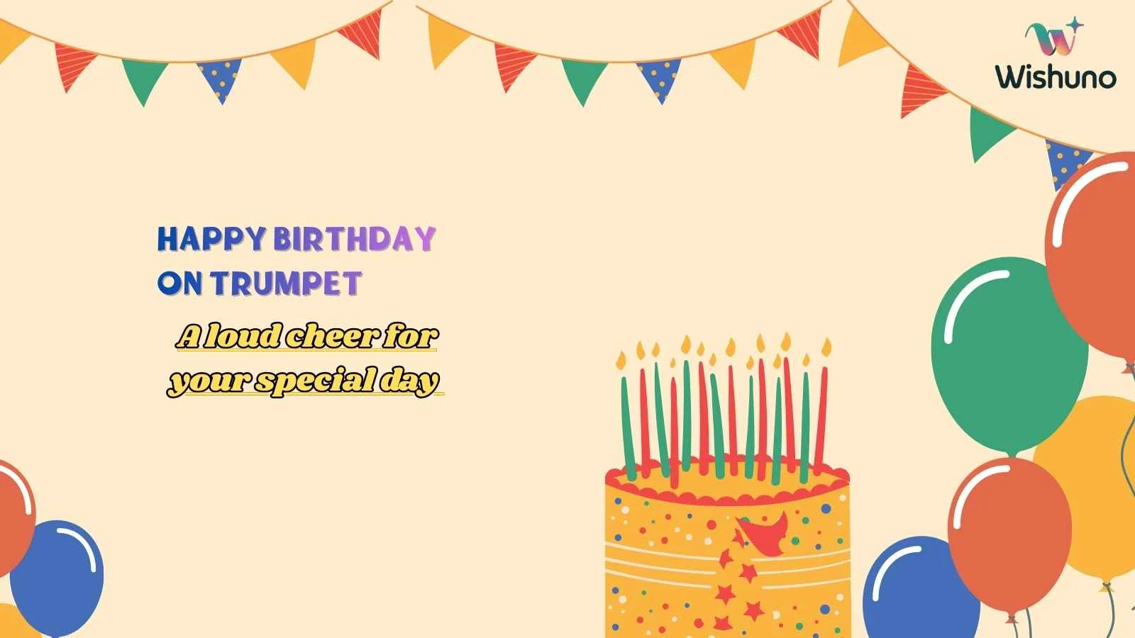 Happy Birthday on Trumpet