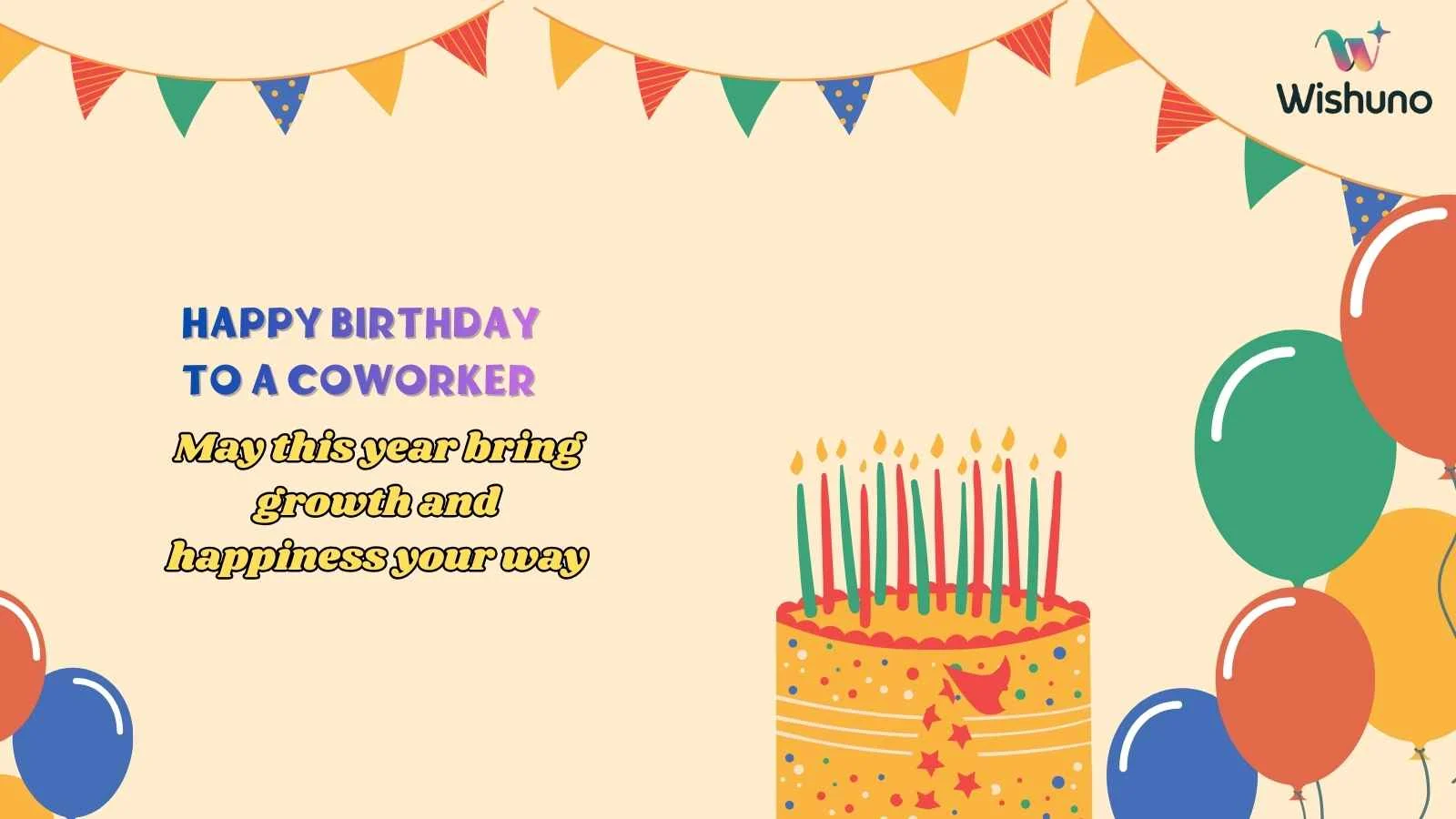 Happy Birthday to a Coworker