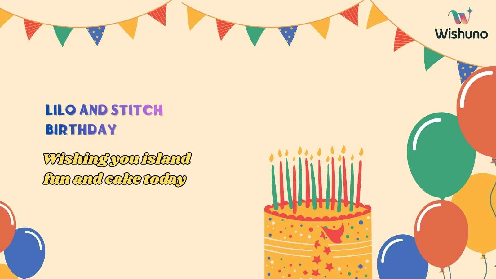 Lilo and Stitch Birthday