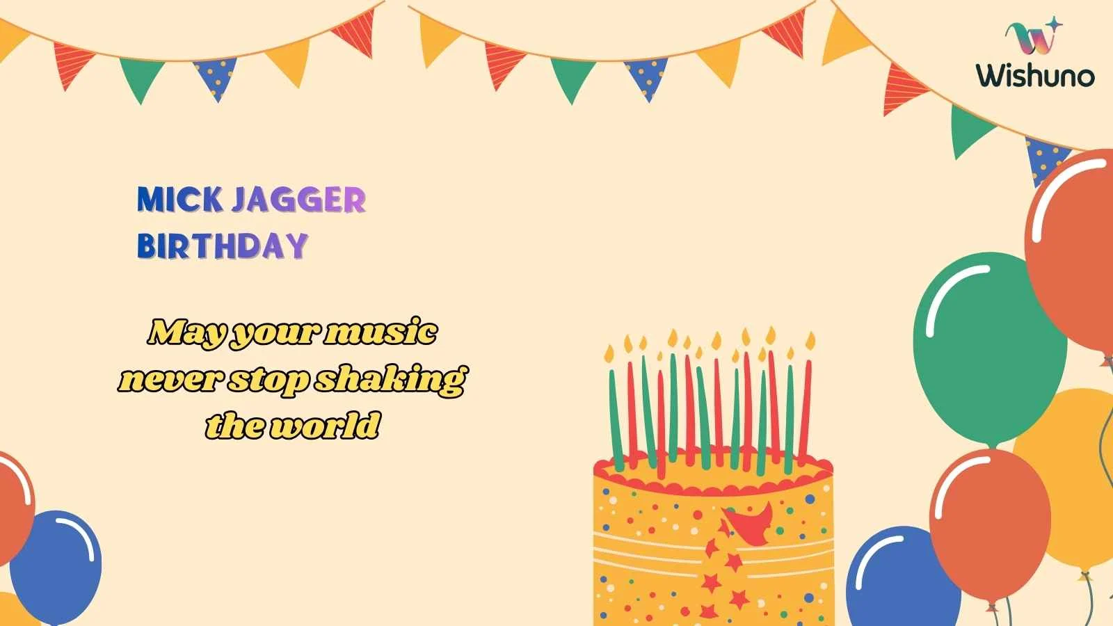 Mick Jagger Birthday