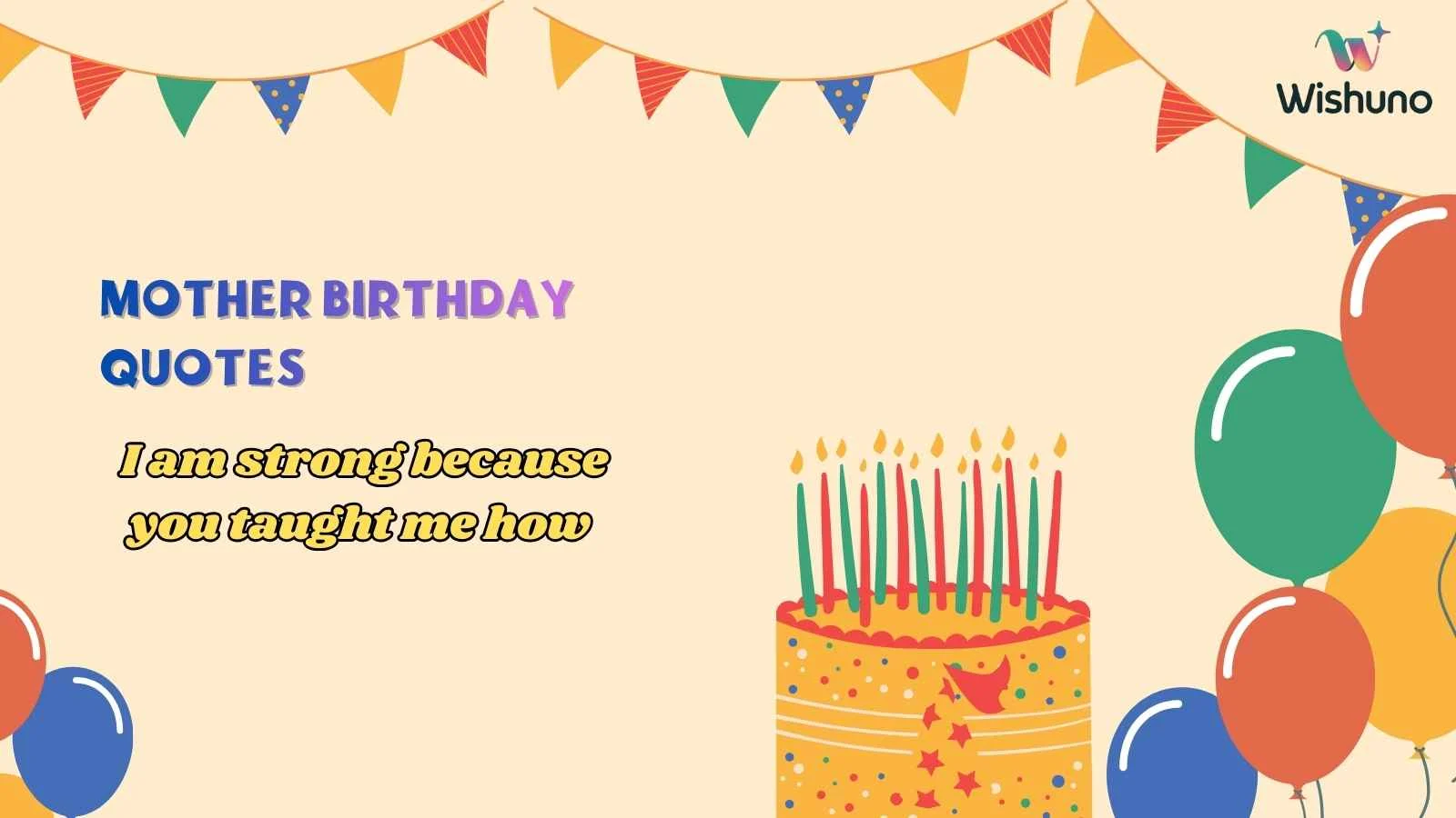 Mother Birthday Quotes