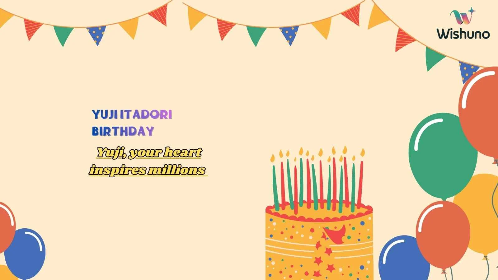 Yuji Itadori Birthday