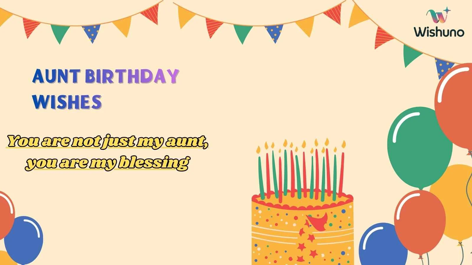 Aunt Birthday Wishes