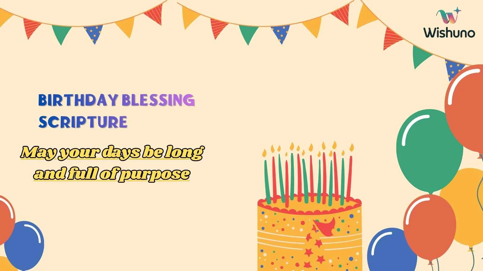 Birthday Blessing Scripture