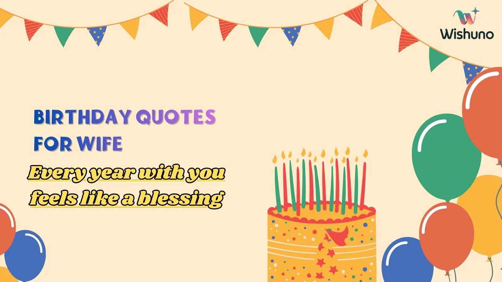 Birthday Quotes for Wife