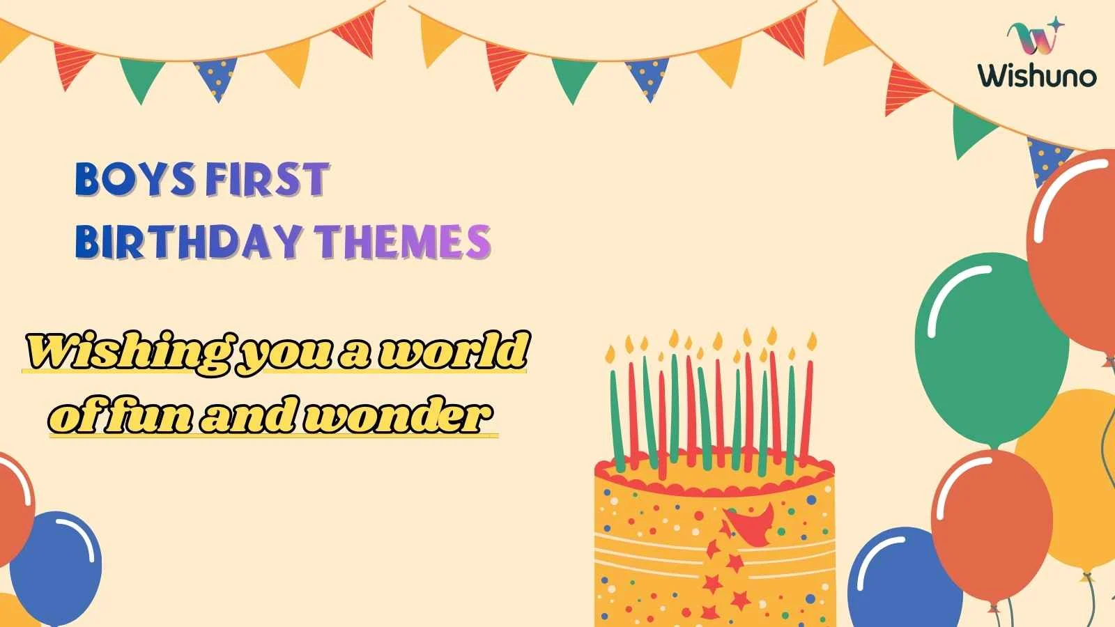 Boys First Birthday Themes