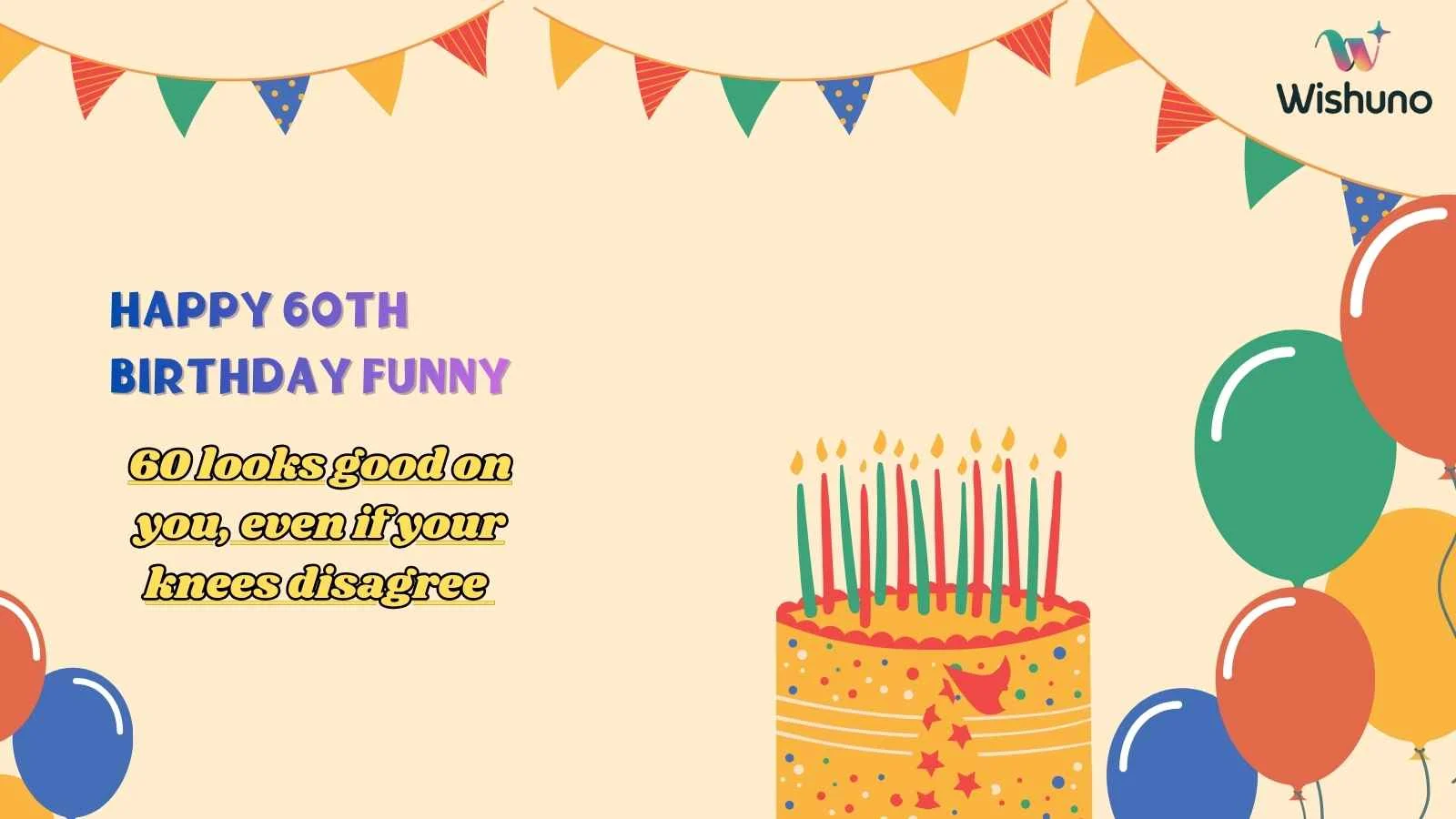 Happy 60th Birthday Funny