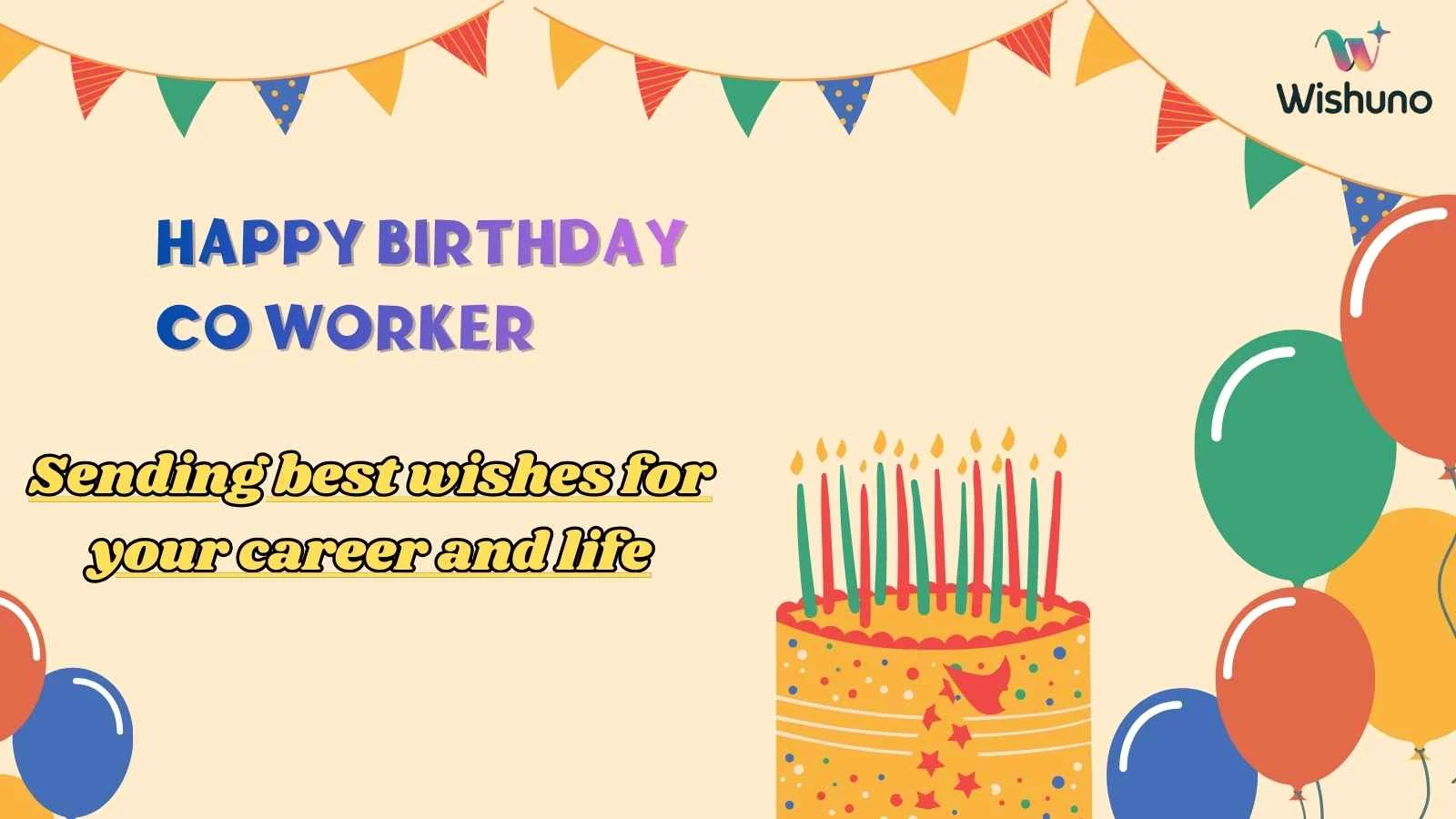 Happy Birthday Co Worker