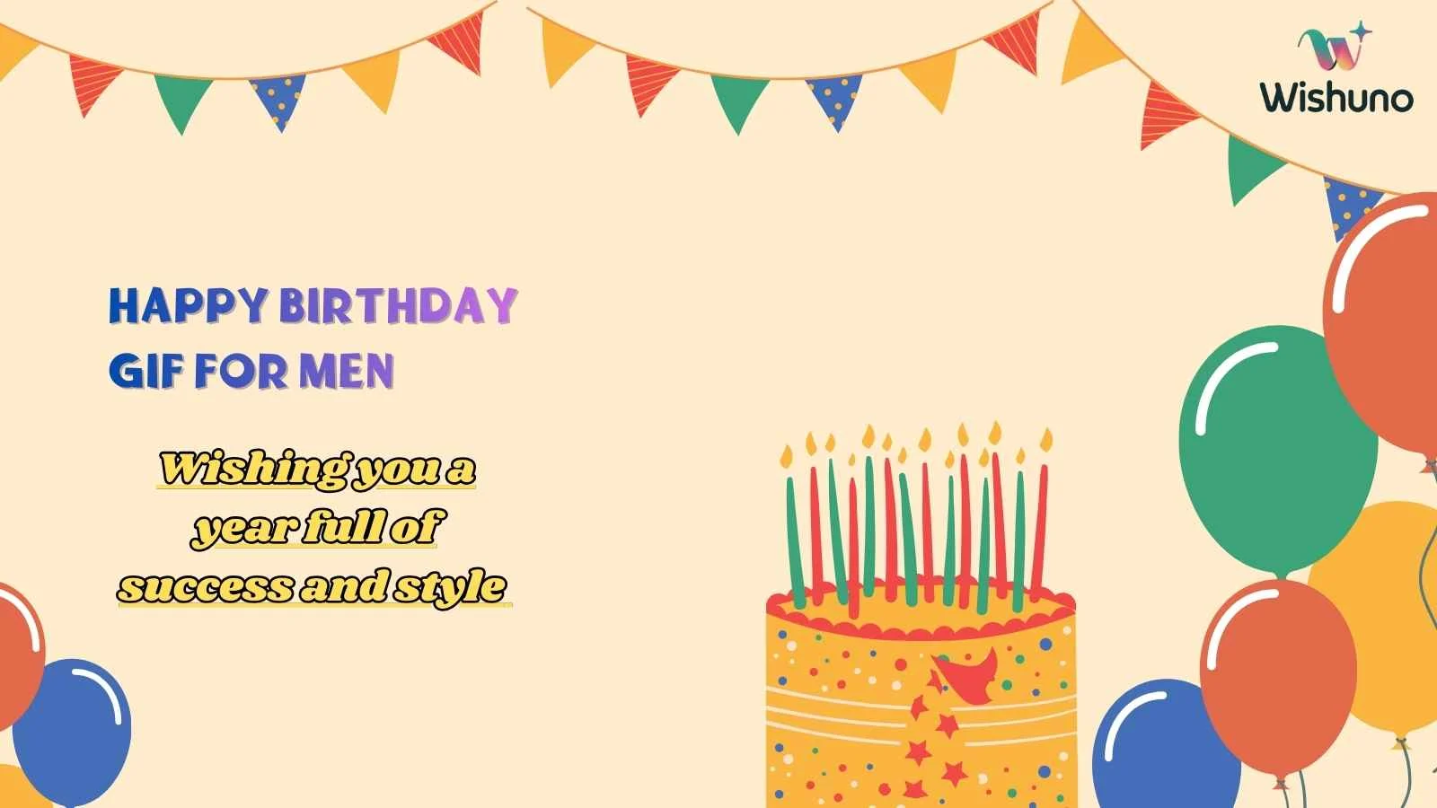 Happy Birthday GIF for Men