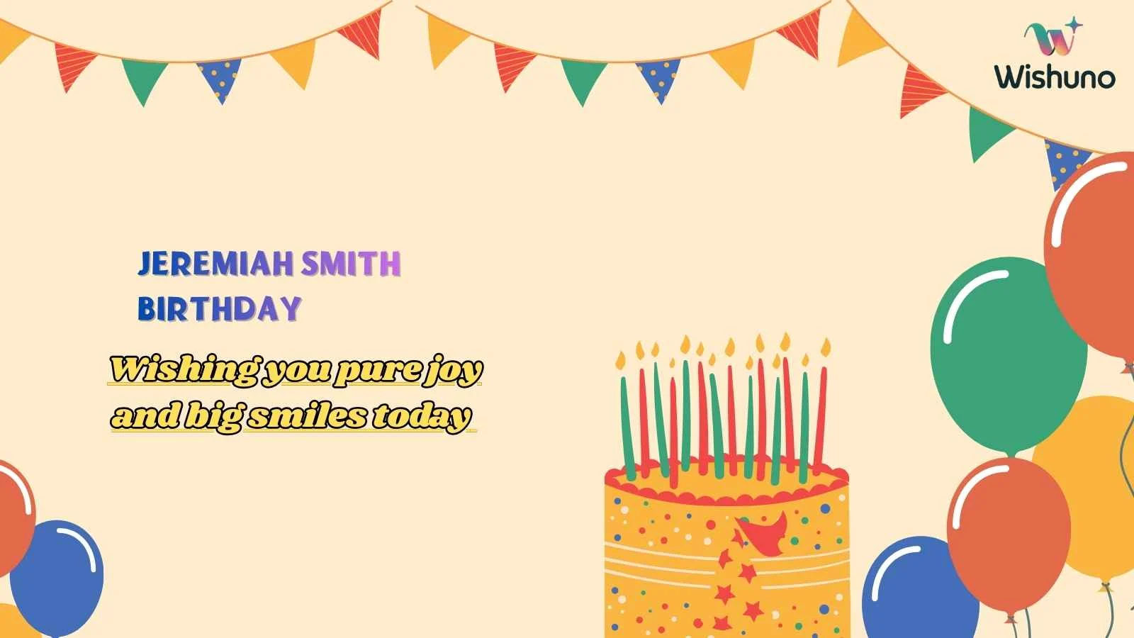 Jeremiah Smith Birthday
