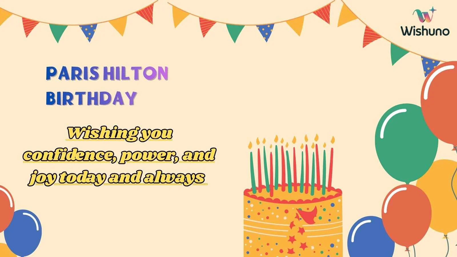 Paris Hilton Birthday