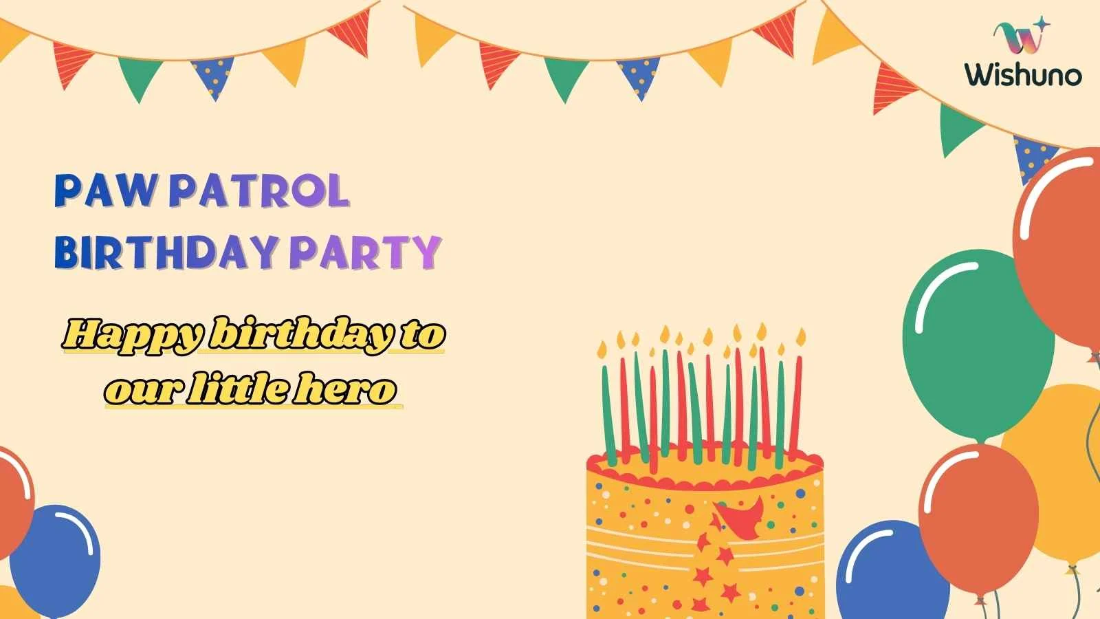 Paw Patrol Birthday Party