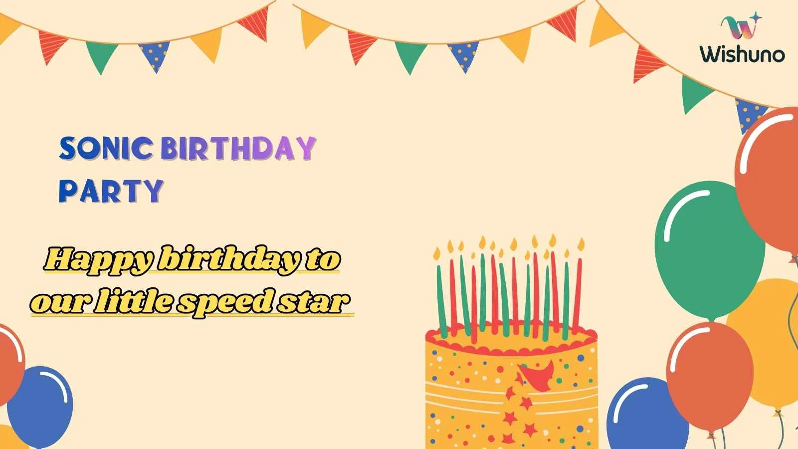 Sonic Birthday Party