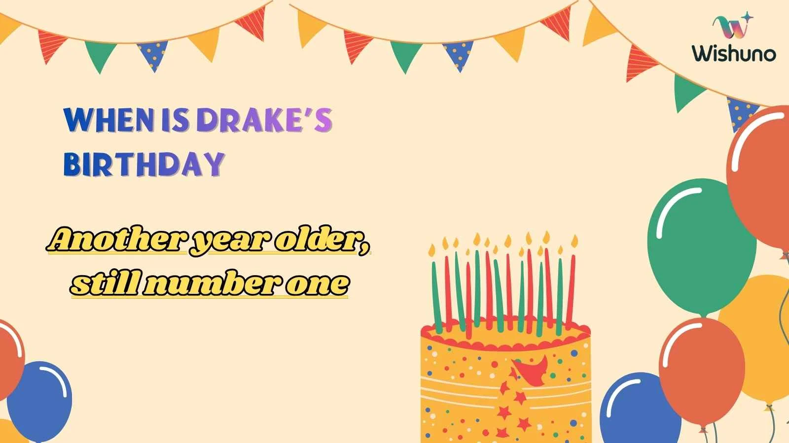 When Is Drake’s Birthday