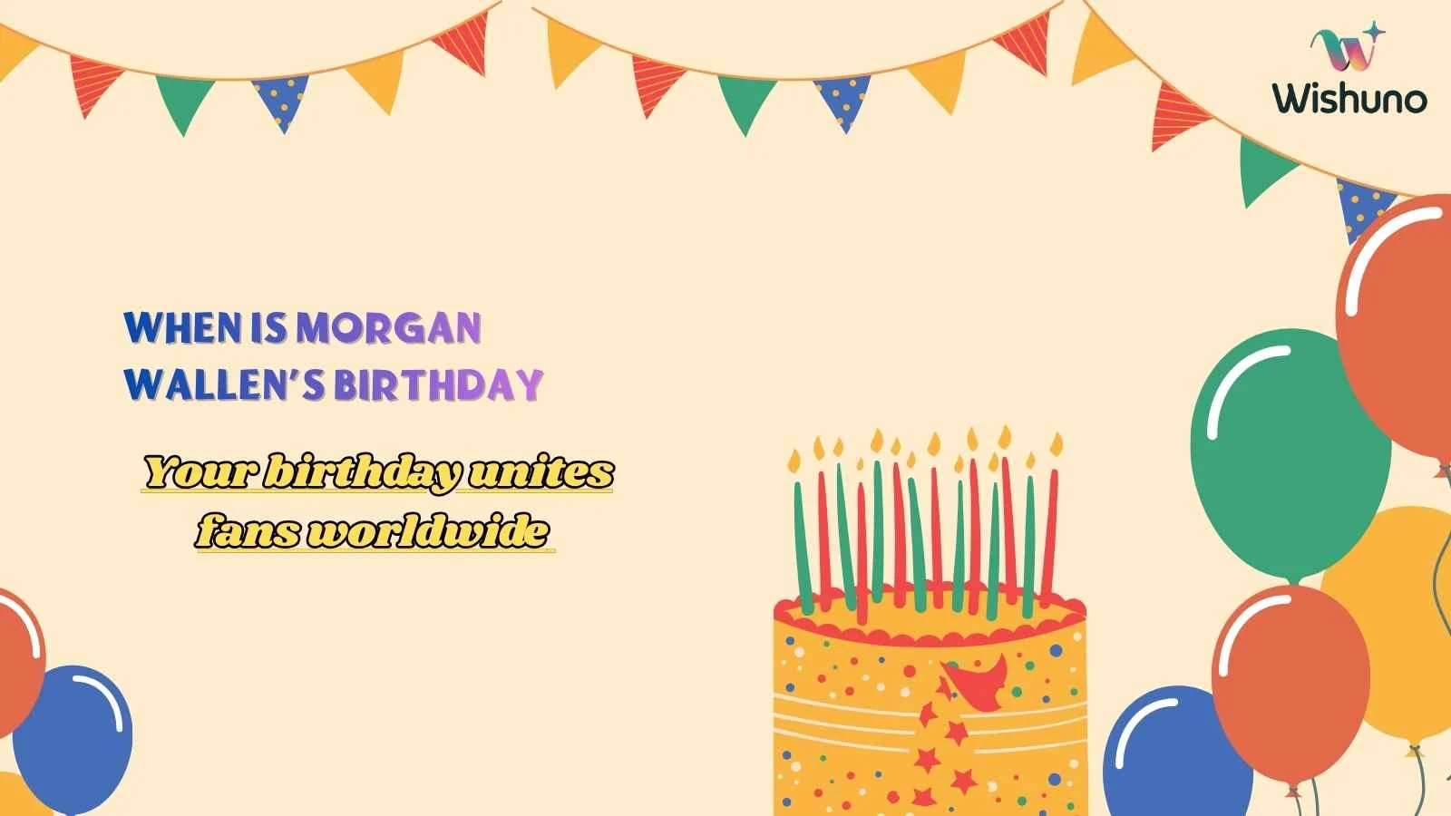 When Is Morgan Wallen’s Birthday